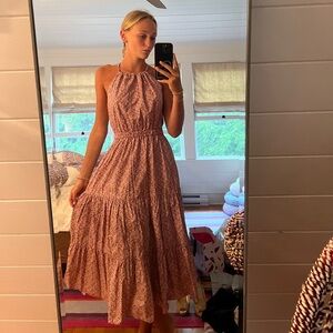 Rebecca Taylor Pink Floral Maxi Dress